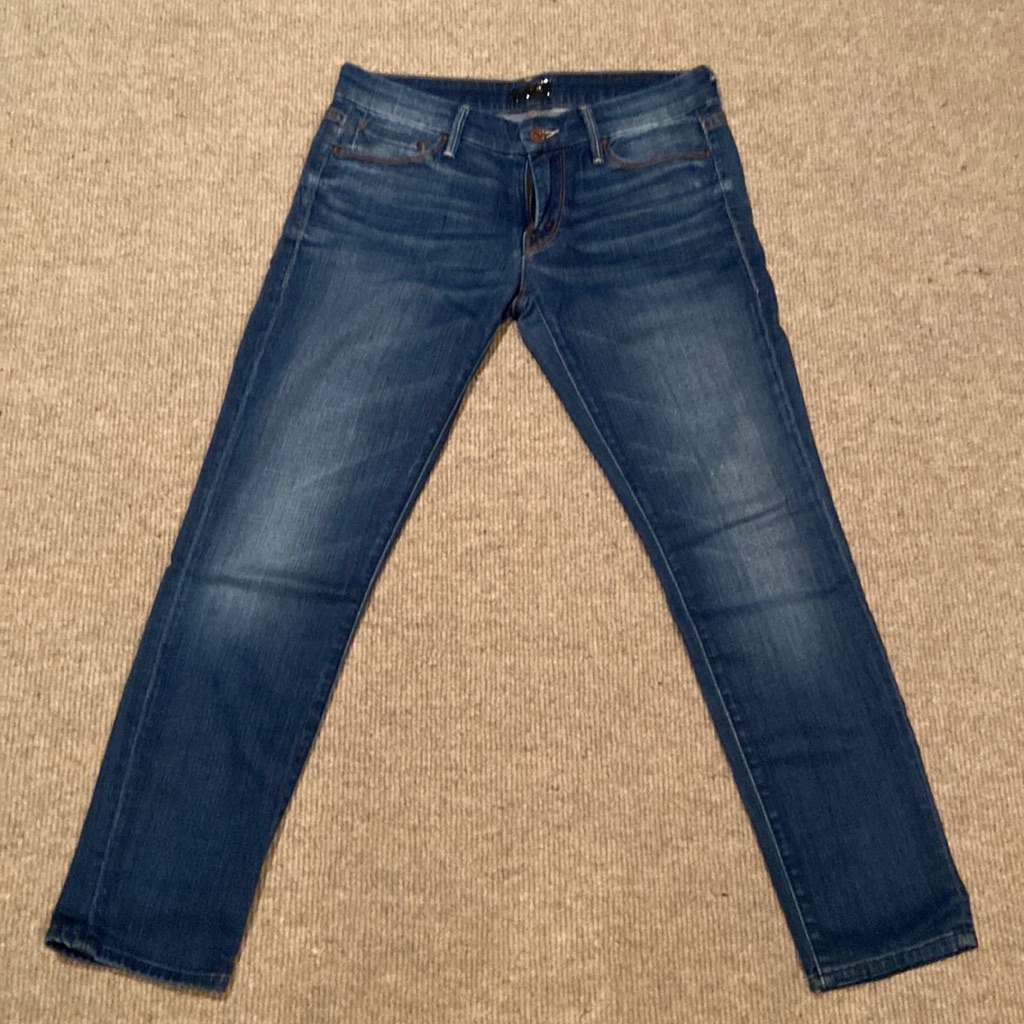 Mother Straight Leg Denim Jeans